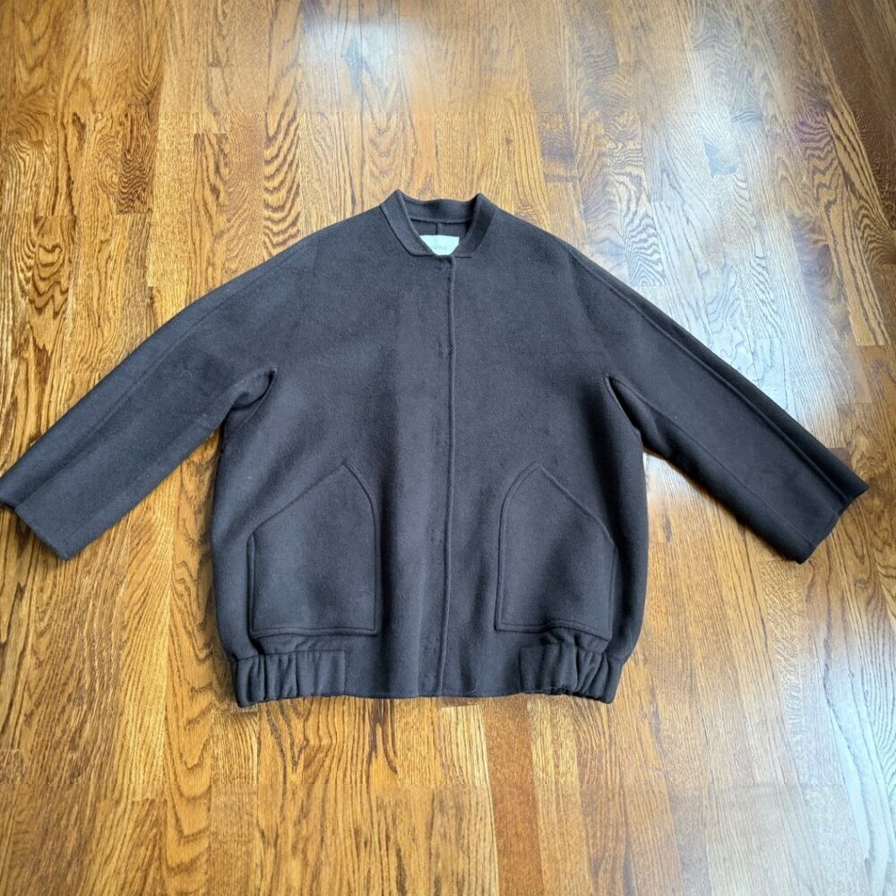 Vicolo Brown Wool Boyfriend Oversized Jacket Made in Italy NWT Size S - Picture 3 of 11